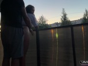 Preview 2 of FUCKED MY WIFE'S FRIEND ON THE BALCONY