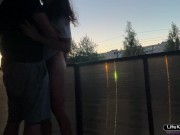 Preview 6 of FUCKED MY WIFE'S FRIEND ON THE BALCONY