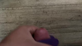 Using my GFs vibrator while she does yoga outside (moaning orgasm) 😈