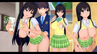 [Hentai Spel Koikatsu! ]Heb seks met Grote tieten To Love Ru Yui Kotegawa.3DCG Erotische Anime-video