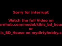 Meine feuchte enge Pussy reitet einen fetten Dildo - Teaser