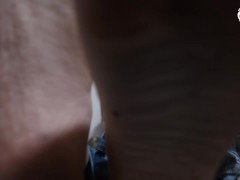 Crushed under giantess goddess's BIG feet (crushing, trampling, POV trample, perfect feet, soles)