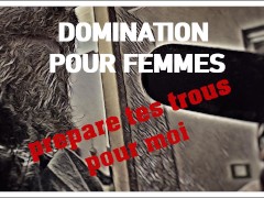 [Audio-FR] jouie en te branlant les trous. JOI domination pour femmes.