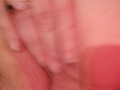 Playing my pussy like a guitar