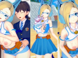 【エロゲーコイカツ！】僕のヒーローアカデミア ピクシーボブ（土川流子）3DCG巨乳アニメ動画(ヒロアカ)[Hentai Game Koikatsu! Ryuko Tsuchikawa(Anime 3D