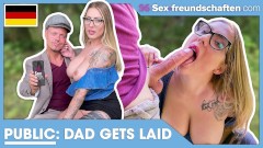 PUBLIC: German STEPFATHER fucks MILF with GLASSES at forest edge (OUTDOOR) - SEX-FREUNDSCHAFTEN