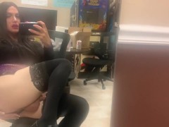 Video Crossdresser Tgirl sucks cock, plays with ass, uses toys, femboy slut needs dick chrissy cocoabutter