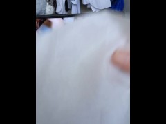 A boy whose hands are about to get chapped again because he can't stop masturbating.