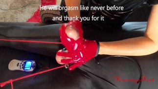 How to make him cum with a 14 inch sound