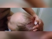Preview 5 of Amazing beautiful wife gagging while I facefuck her
