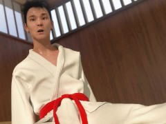 penetrating lesson of carate comic 3D