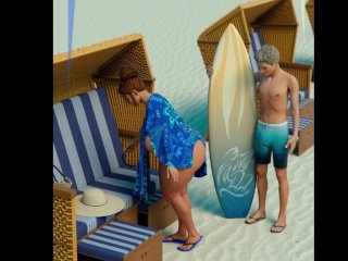 giving surf lessons to my stepmother comic 3D