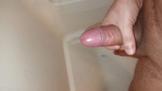 Huge Cumshot in the Shower