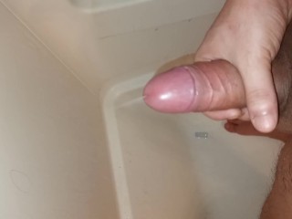 Huge Cumshot in the Shower