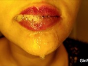 Preview 4 of Delicious tongue, dense spit and gagging
