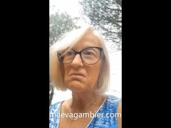 Video IN THE WOODS BLONDE MILF GETS HER PUSSY FUCKED BY A STRANGER