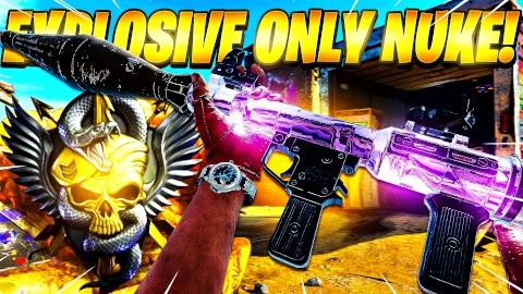 EXPLOSIVES ONLY NUCLEAR in BLACK OPS COLD WAR! (Cold War Nuke ONLY Using Explosives)