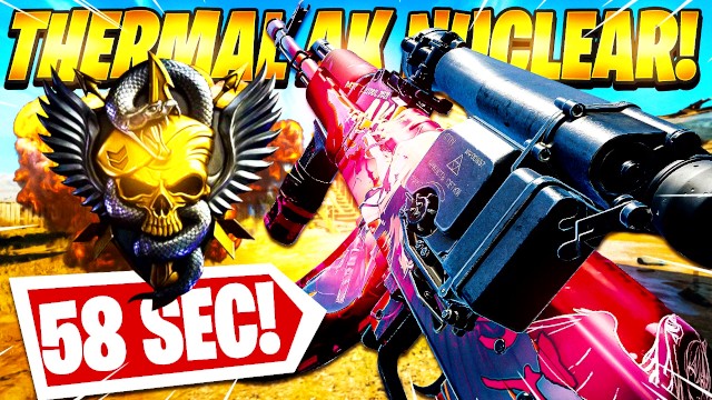 БЫСТРЫЙ 58-СЕКУНДНЫЙ ЯДЕРНЫЙ С ТЕПЛОВЫМ АК-47! (Black Ops Cold War FAST Nuke)