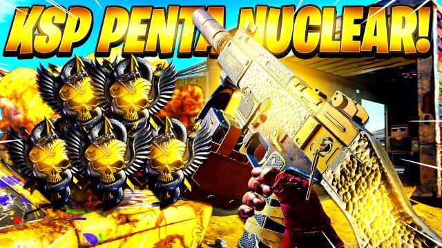 Cold War - ''PENTA NUCLEAR'' w/ BEST KSP-45 SETUP! (Black Ops Cold War 5 NUKES in 1 GAME)