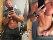 Big Dick Firefighter Jerks off in a Crowded train/fans.ly/ArchiPan ...