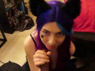 solo female, cosplay, role play, catgirl
