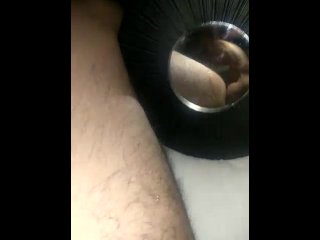 cock in front of the mirror