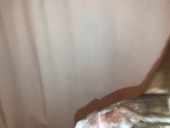 Cleaning my d¡ck in the shower… 