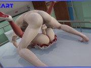 Preview 6 of (3D HENTAI) A nurse seduced a young guy and fucked him in a hospital bed