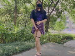 伪娘 // 树荫下的女装自慰 - Screenshot 9 of 16 - 伪 娘