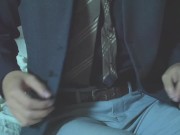 Preview 1 of 「University student masturbates in a suit」
