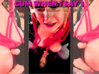 DILDO SUCKING INSTRUCTIONS the Shemale has a Big Tasty Cock and you are going to Suck it ENHANCED