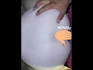 Ooh yess daddy slide your cock in my ass mmm