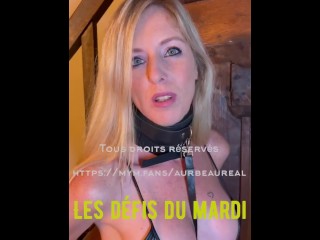 Aurbeaureal tente un séance BDSM qui fini en fontaine vidéo ...