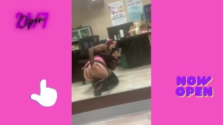 Femboy Crossdressing Tranny Plays with ass and hard cock - begs for daddys dick Domme mommy
