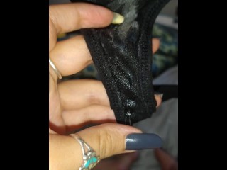 Wet Panties after Cumming