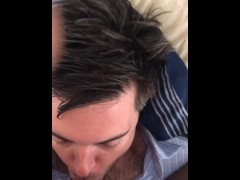 Whiteboy swallows my load