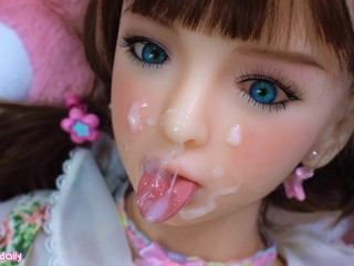 Titsfuck and Facial Cum on my Cute Doll 13