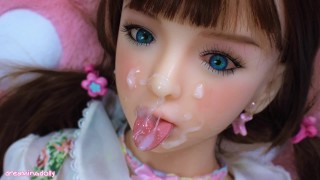 Titsfuck And Facial Cum On My Adorable 13-Inch Doll