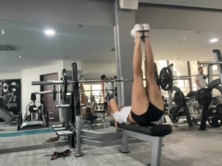 Public training in the gym