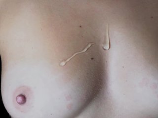 massage, solo female, tits massage, masturbation