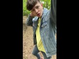 Hot Boy Jerking Big Dick OUTDOORS / Huge load / Massive Cock / Sexy / Handsome / Teen / JOI /