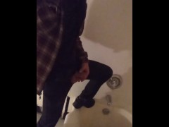 Fully Dressed, Chickcock Out Of Pants, Peeing In A Bathtub