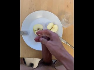  Asian boy on a healthy cum diet