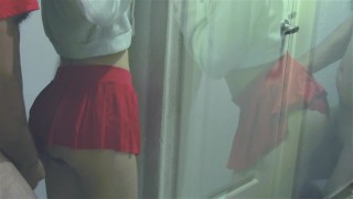 Trailer- CHEERLEADER IS LATE FOR PRACTICE AND GETS FUCKED OUTSIDE THE CHANGING ROOM