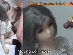 動くドールに興奮して大量射精/I was excited by the automatically moving doll and ejaculated a lot.