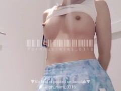 こんなに乳首の輪郭がでちゃうスポーツウェア着れないよ！！！！ - Screenshot 6 of 16 - Softcore