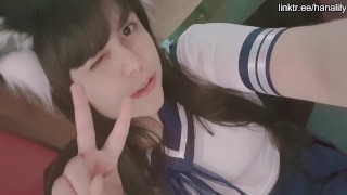 Cute cosplay girl masturbating - Hana Lily