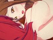 Preview 6 of Maru licking Ruby’s tits and tribbing - Love Live Hentai