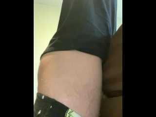White guy fucks fleshlight hard BIG pulsating cumshot