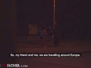 DEVIANTE - Brunette Student Roughly Fucked Doggystyle With Facial Cumshot